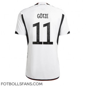 Tyskland Mario Gotze #11 Replika Hemmatröja VM 2022 Kortärmad